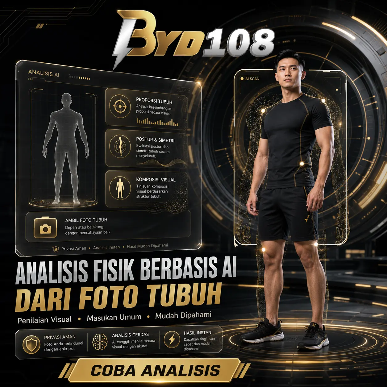 BYD108: Aplikasi Analisis Fisik Berbasis AI dari Foto Tubuh